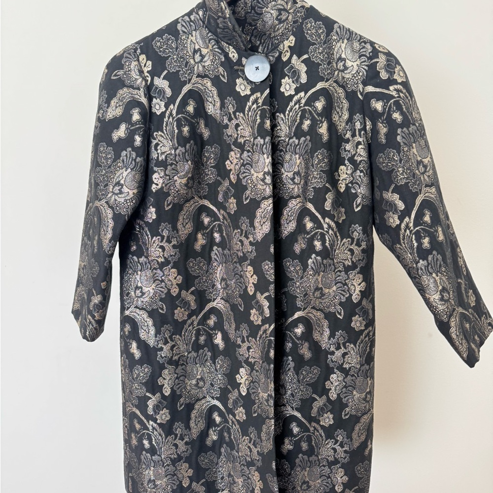 Elegant Floral Women's Coat